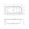 Акриловая ванна RIHO DESIRE CORNER 184x84 L, B088001005 (BD0600500000000)
