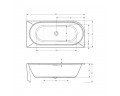 Акриловая ванна RIHO DESIRE CORNER 184x84 L, B088001005 (BD0600500000000)