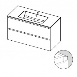 Мебель для ванной Spring Dew SET A-1 80 см, глянцевый лак