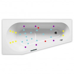 Гидромассажная ванна RIHO DELTA JOY 160x80 см R