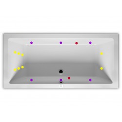 Гидромассажная ванна RIHO LUSSO FLOW 180x90