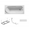 Комплект акриловая ванна RIHO COLUMBIA 150x75, B002001005 с каркасом, сливом-переливом и фронтальной панелью