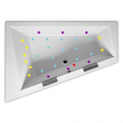 Гидромассажная ванна RIHO DOPPIO JOY 180х130 см R