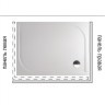 Панель для душевого поддона Riho Kolping P34 L 120x80x10 333L P34005000000000