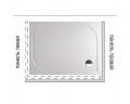 Панель для душевого поддона Riho Kolping P34 L 120x80x10 333L P34005000000000