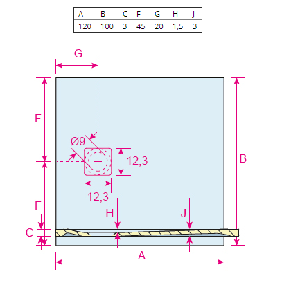 Душевой поддон RIHO VELVET SOLE DN36 120x100 см