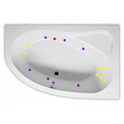 Гидромассажная ванна RIHO LYRA FLOW 140x90 L