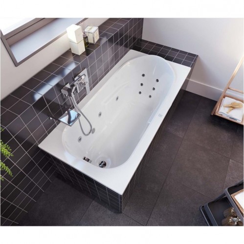 Комплект акриловая ванна RIHO COLUMBIA 175x80, B003001005 с каркасом и сливом-переливом