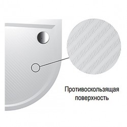 Душевой поддон из литьевого мрамора Riho Kolping DB10 80x80 R55 белый + сифон DB1000500000000