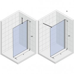 Душевая перегородка RIHO NOVIK Z400 900, GZ4090000