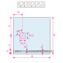 Душевой поддон RIHO VELVET SOLE DN30 160x90 см