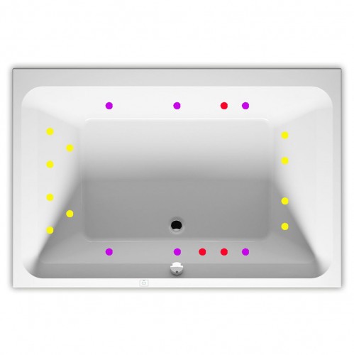 Гидромассажная ванна RIHO CASTELLO FLOW 180x120