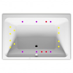 Гидромассажная ванна RIHO CASTELLO FLOW 180x120