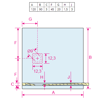 Душевой поддон RIHO VELVET SOLE DN26 120x90 см