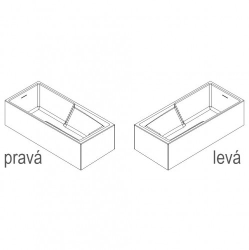 Акриловая ванна RIHO STILL SHOWER - PLUG & PLAY   R 180x80, B103009005 (BD1700500000000)