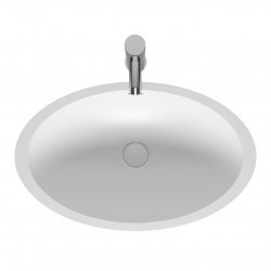 Раковина из искусственного камня SOLID SURFACE RIHO AVELA OVAL W, W016003105 (F7AN6058361110)