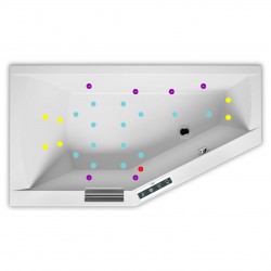 Гидромассажная ванна RIHO GETA JOY 160x90 R