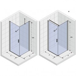 Душевой уголок RIHO NOVIK Z201 90x90, GZ5090090