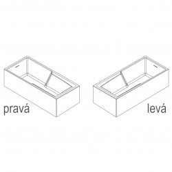 Акриловая ванна RIHO STILL SHOWER - PLUG &amp; PLAY   L 180x80, B103010005 (BD1800500000000)