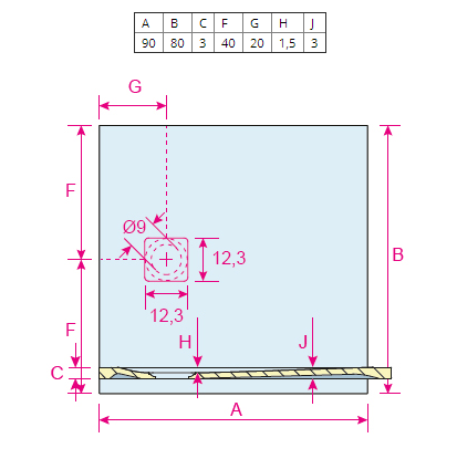 Душевой поддон RIHO VELVET SOLE DN14 100x80 см