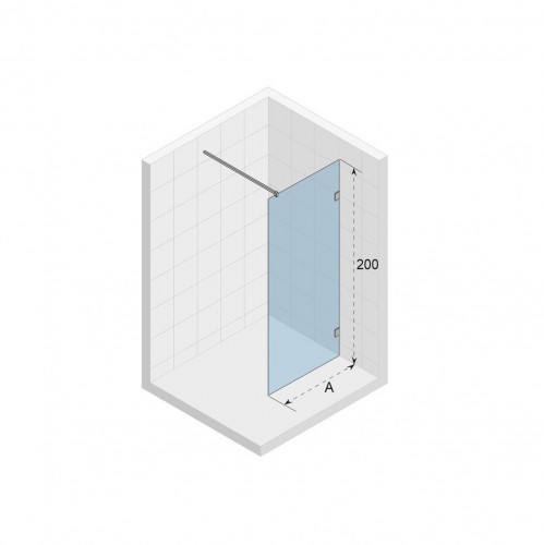 Душевая перегородка RIHO SCANDIC NXT X400F 105х200 см, G001120111 (GX005520F)