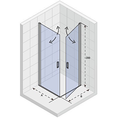 Душевой уголок RIHO NOVIK Z209 100x100, GZ2100100
