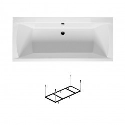 Комплект акриловая ванна RIHO JULIA 180x80, B025001005 с каркасом