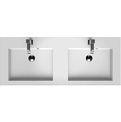 Раковина RIHO Broni 120x48 см двойная, F7BR112048122