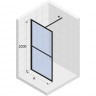 Душевая перегородка RIHO SZ LUCID GD400 1200 x 2000 BLACK, GD412B000