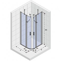Душевой уголок RIHO NOVIK Z309 90x90, GZ9090090