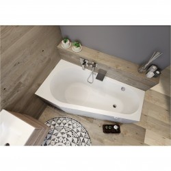 Акриловая ванна RIHO DELTA 150 RIGHT  - PLUG & PLAY, B066007005 (BD4000500000000)