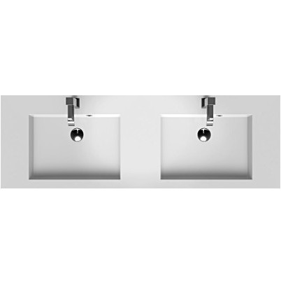 Раковина RIHO Broni 140x48 см двойная, F7BR114048122