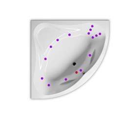 Гидромассажная ванна RIHO NEO FLOW 140x140
