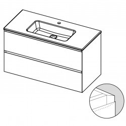 Мебель для ванной Spring Glow SET A-1 80 см, глянцевый лак
