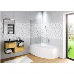 Шторка на ванну RIHO NOVIK Z108 LYRA 140/153,5/170 правая, GZT91000892