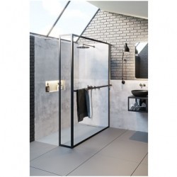 Душевой уголок RIHO SZ LUCID GD402 1400 x 300 x 2000 BLACK, GD414B030