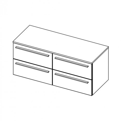 Мебель для ванной RIHO Tablet 48 SET A-2 140 см, отделка под дерево