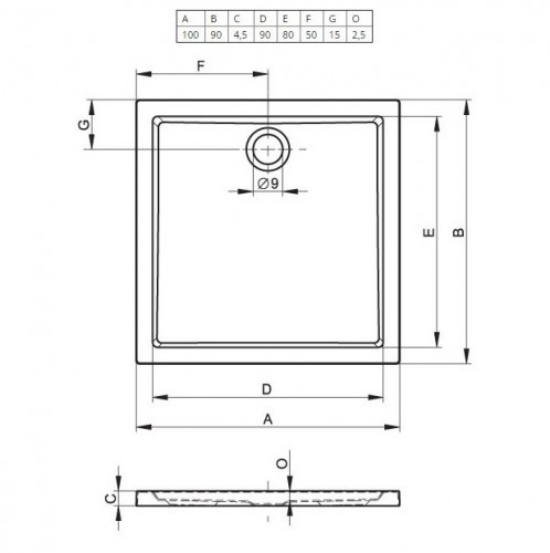 Акриловый душевой поддон Riho Zurich 252 100x90 белый DA6000500000000