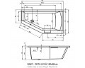 Акриловая ванна RIHO GETA 160x90 L - PLUG & PLAY, B030009005 (BD4700500000000)