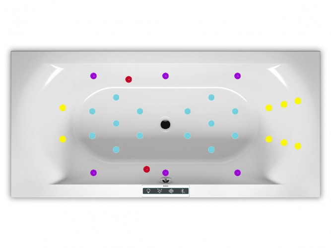 Гидромассажная ванна RIHO LIMA JOY 200x90 см