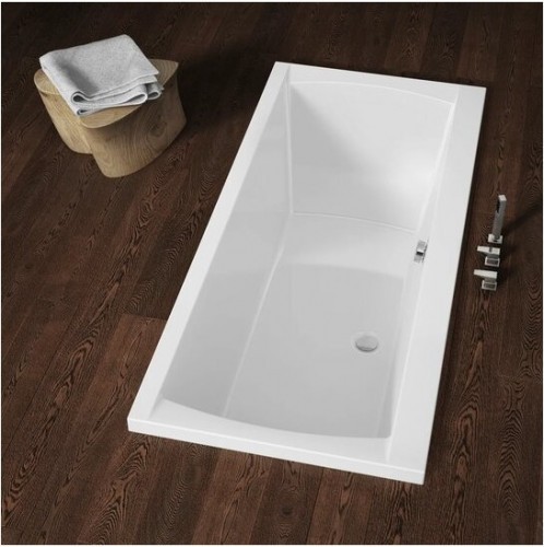 Комплект акриловая ванна RIHO JULIA 180x80, B025001005 с каркасом и сливом-переливом