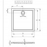 Акриловый душевой поддон Riho Zurich 254 120x90 белый DA6200500000000