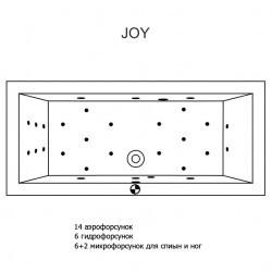 Гидромассажная ванна RIHO LUSSO JOY 160x70