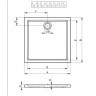 Акриловый душевой поддон Riho Zurich 256 140x90 белый DA6400500000000