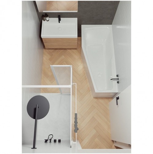 Гидромассажная ванна RIHO RETHINK SPACE FLOW 160x75 L FALL