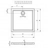 Акриловый душевой поддон Riho Zurich 258 160x90 белый DA6600500000000