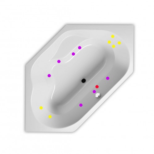 Гидромассажная ванна RIHO WINNIPEG FLOW 145x145