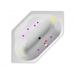 Гидромассажная ванна RIHO WINNIPEG FLOW 145x145