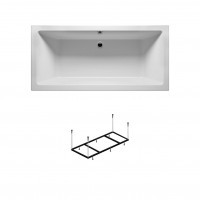 Комплект акриловая ванна RIHO LUSSO 170-75, B007001005 с каркасом