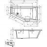 Акриловая ванна RIHO GETA 160x90 L, B030001005 (BA8700500000000)